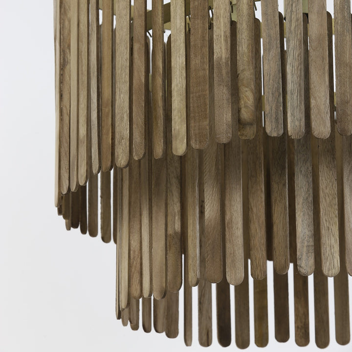 Gularo Wooden Pendant Light - Bronze Light & Living 4