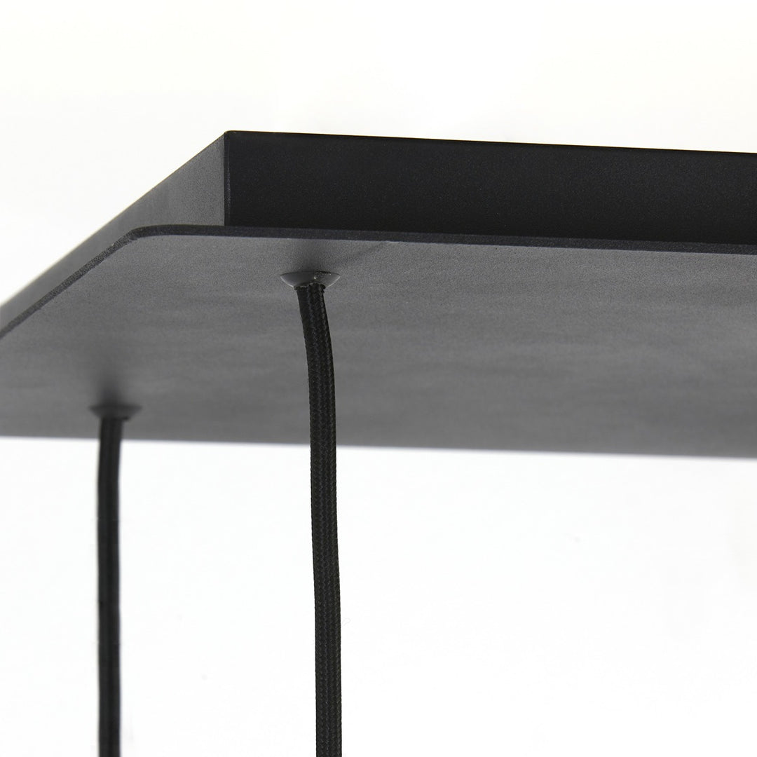Mayson Pendant Light - Matte Black & Smoked Glass Light & Living 7