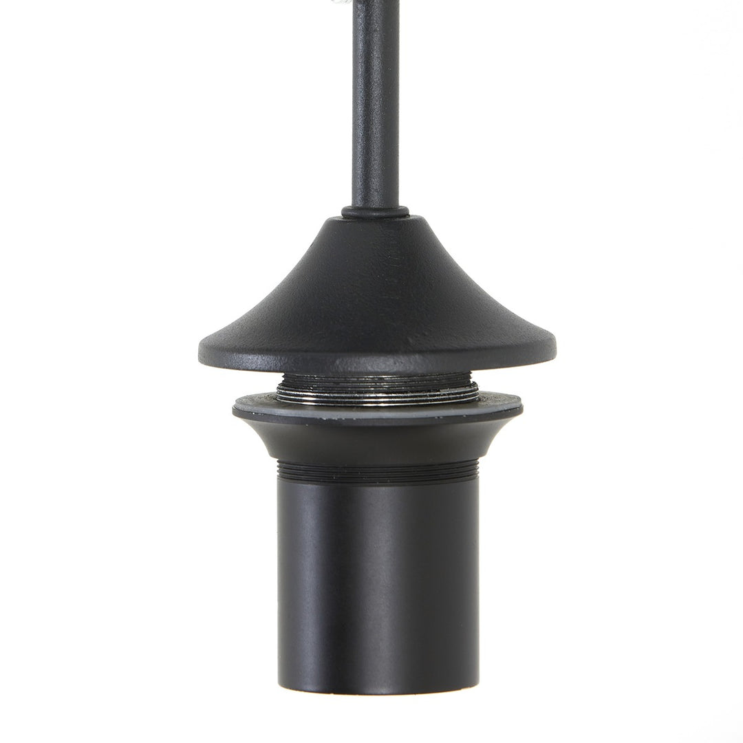 Mayson Pendant Light - Matte Black & Smoked Glass Light & Living 8