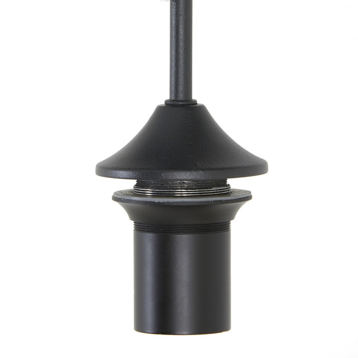 Mayson Pendant Light - Matte Black & Smoked Glass Light & Living 8
