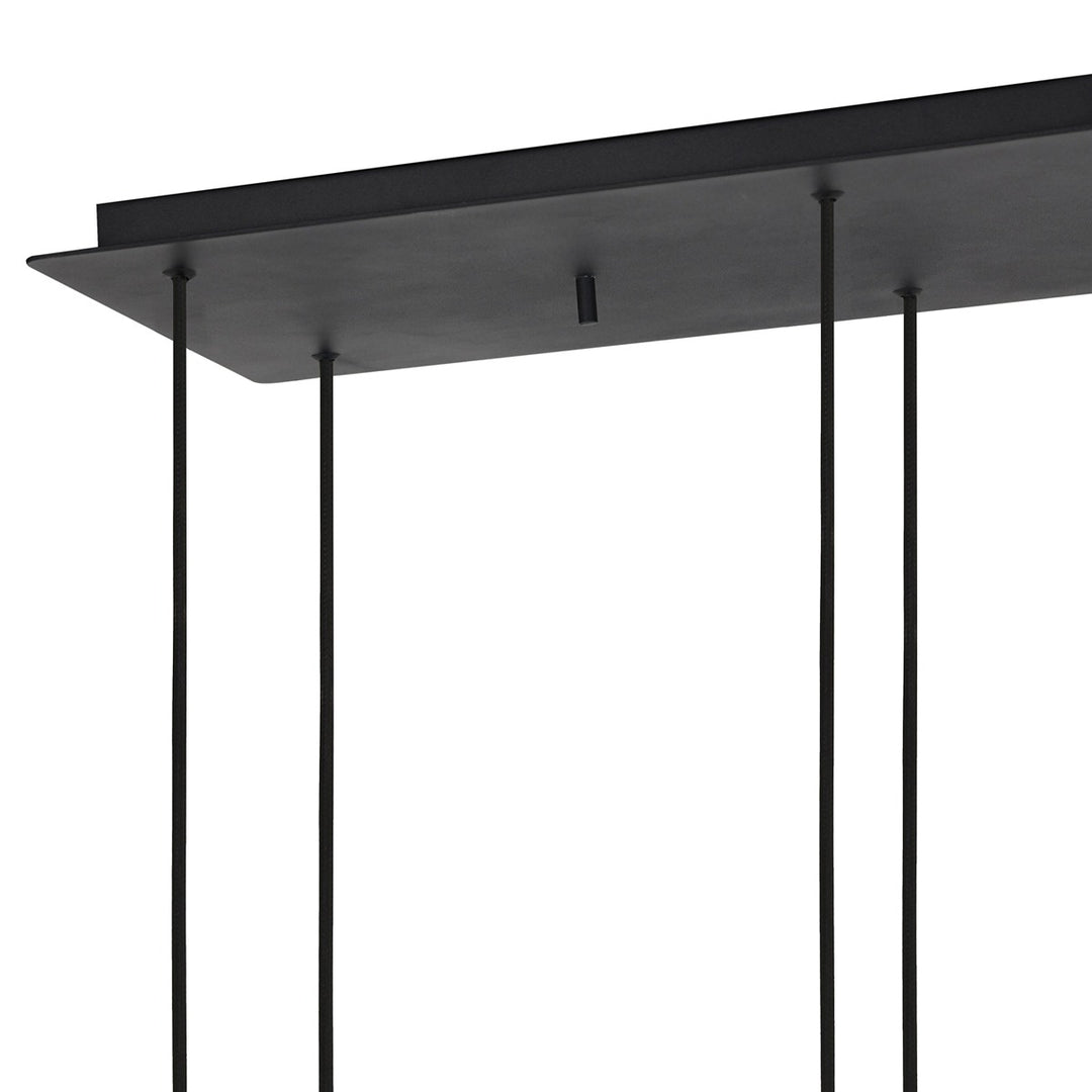 Mayson Pendant Light - Matte Black & Smoked Glass Light & Living 10
