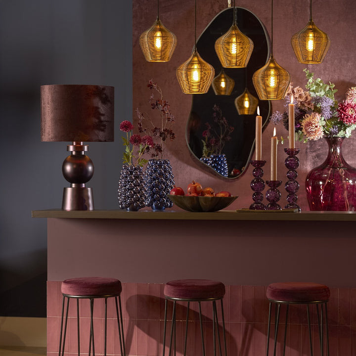 Alvaro 5 Light Pendant Light - Antique Bronze Light & Living 2