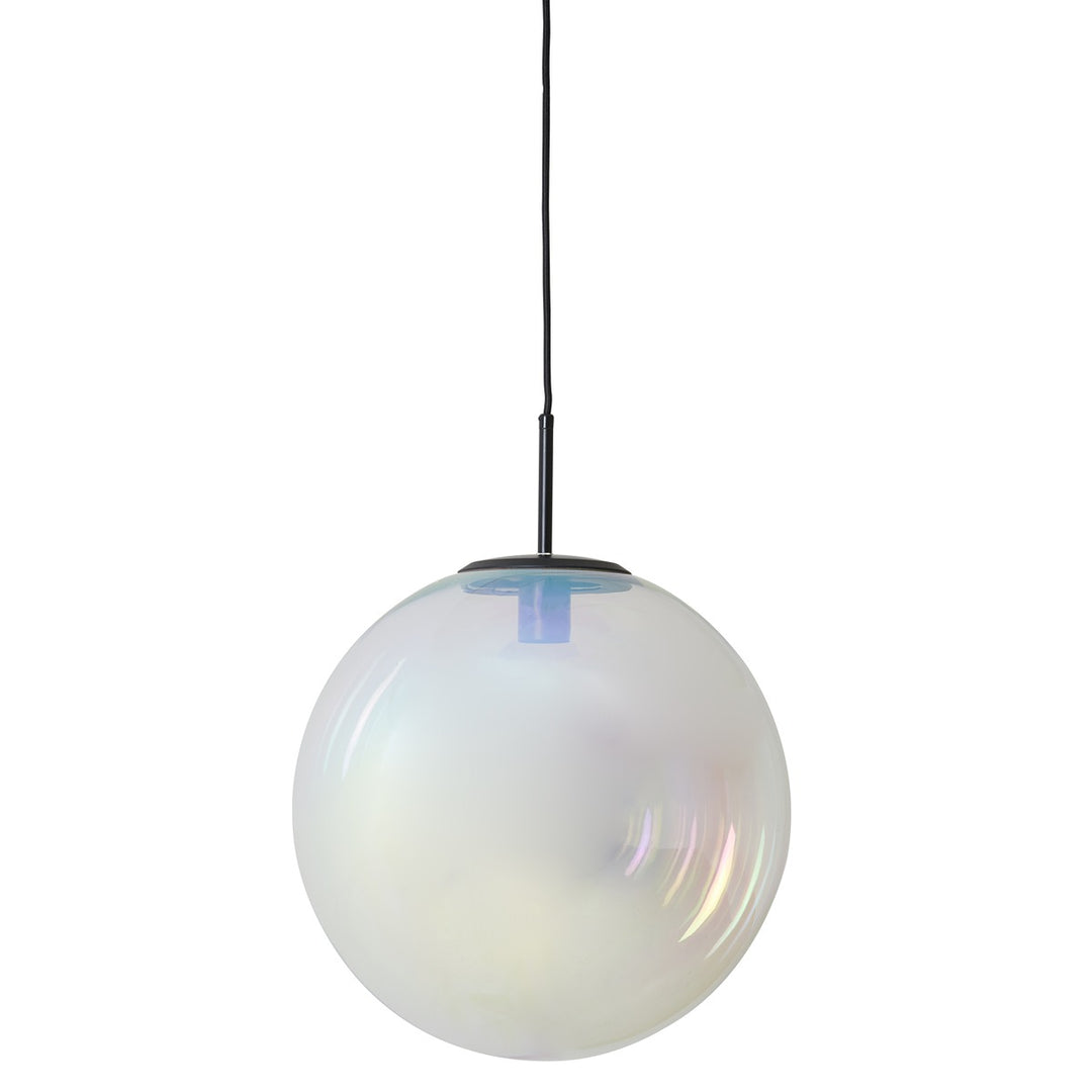 Medina Pendant Light - Black & Rainbow Glass Light & Living 1