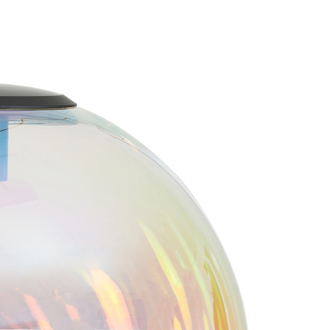 Medina Pendant Light - Black & Rainbow Glass Light & Living 5