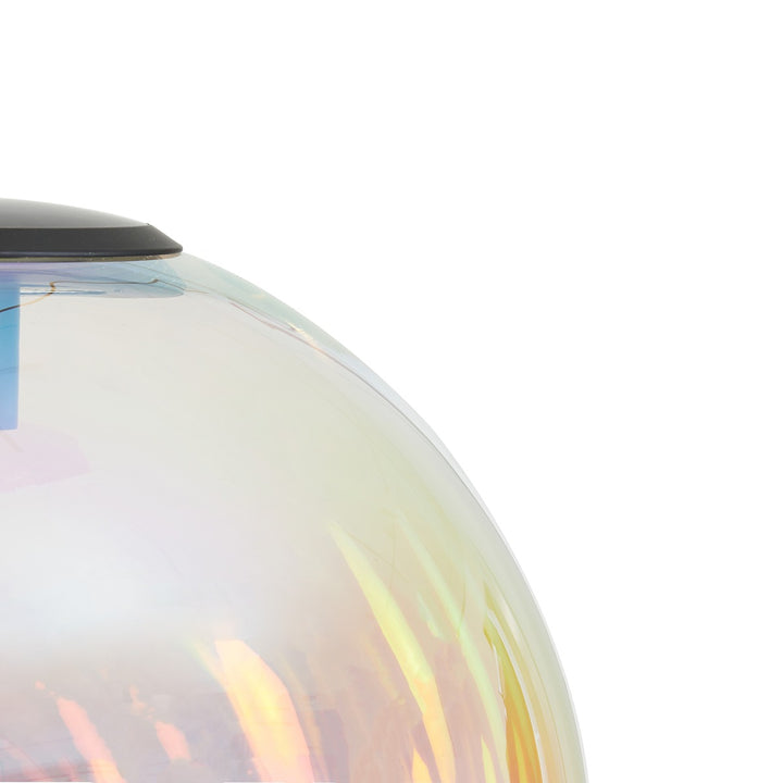Medina Pendant Light - Black & Rainbow Glass Light & Living 5