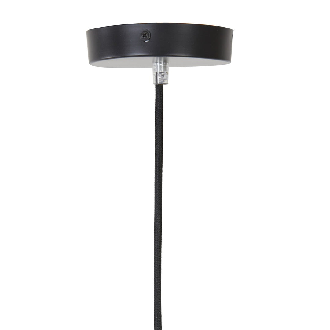 Medina Pendant Light - Black & Rainbow Glass Light & Living 7