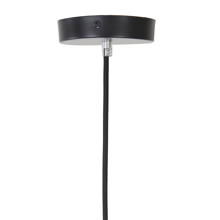 Medina Pendant Light - Black & Rainbow Glass Light & Living 7