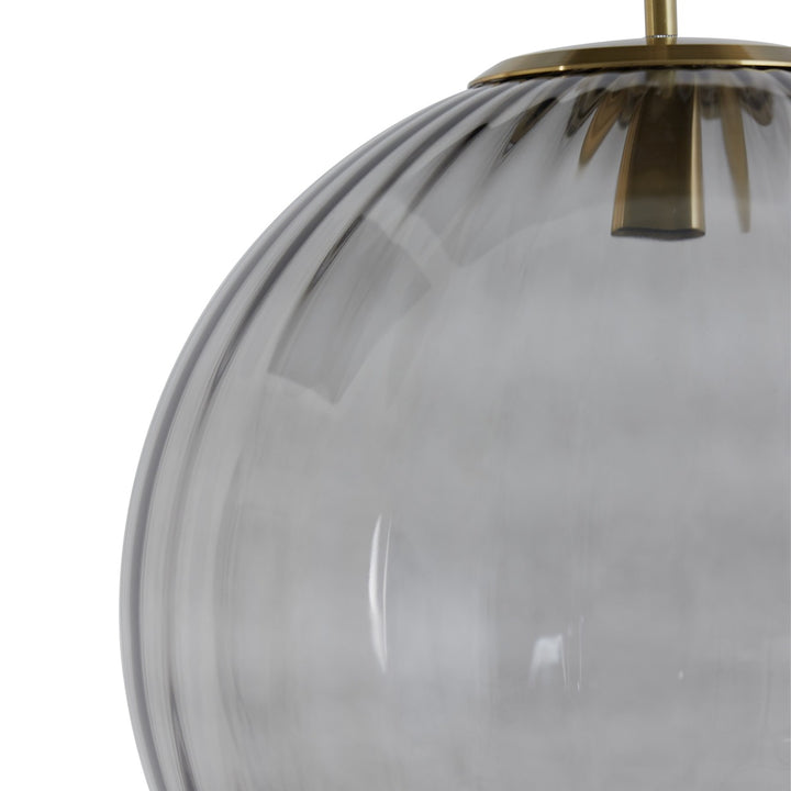 Magdala Pendant Light - Gold & Light Grey Light & Living 9