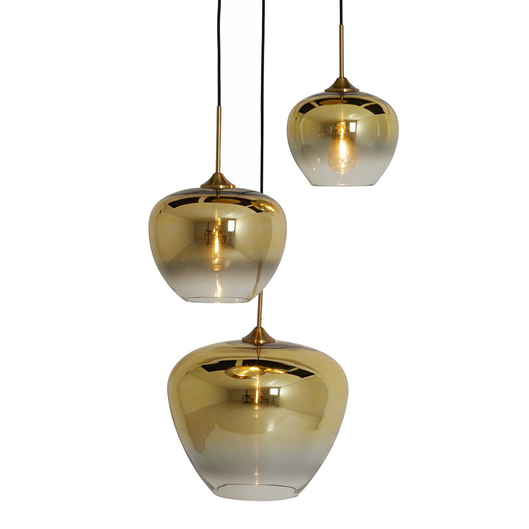 Mayson 3 Light Pendant Light - Gold Light & Living 8