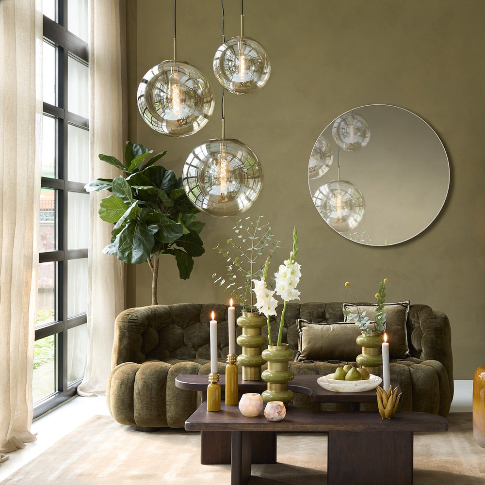 Medina Pendant Light - Antique Bronze & Clear Light & Living 2