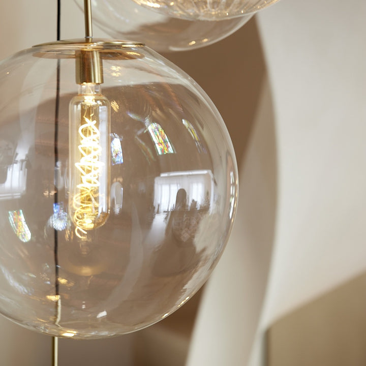Medina Pendant Light - Antique Bronze & Clear Light & Living 7