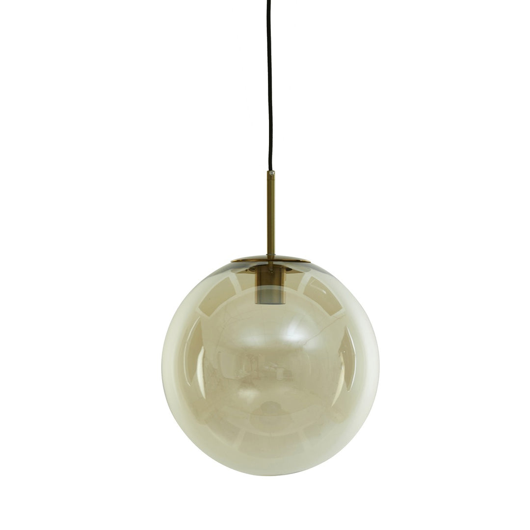 Medina Pendant Light - Antique Bronze & Amber Light & Living 1