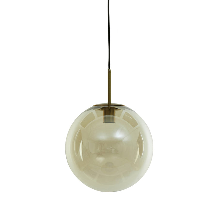 Medina Pendant Light - Antique Bronze & Amber Light & Living 1