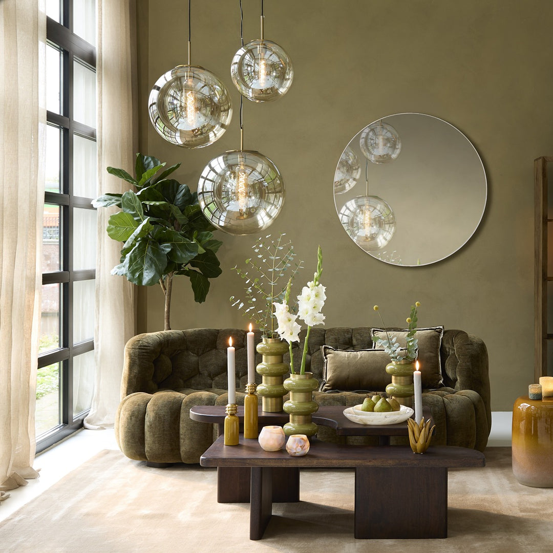 Medina Pendant Light - Antique Bronze & Clear Light & Living 9