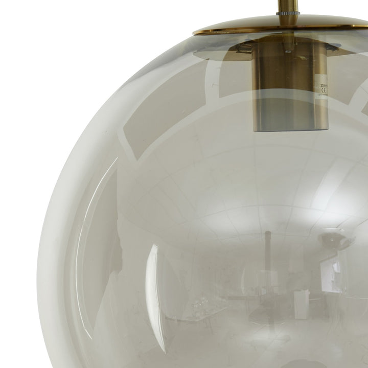 Medina Pendant Light - Antique Bronze & Clear Light & Living 10