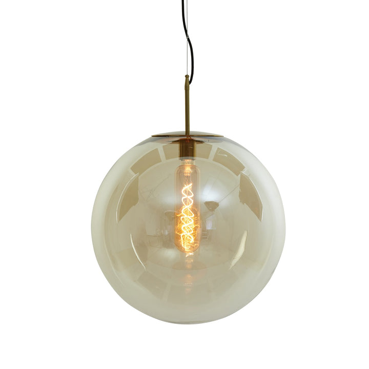 Medina Pendant Light - Antique Bronze & Amber Light & Living 11
