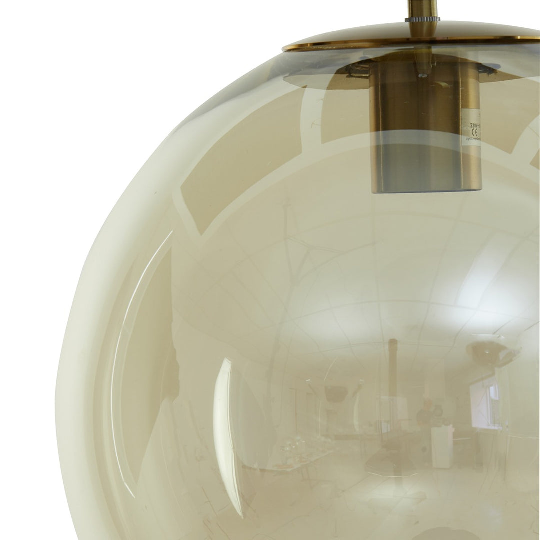 Medina Pendant Light - Antique Bronze & Amber Light & Living 12