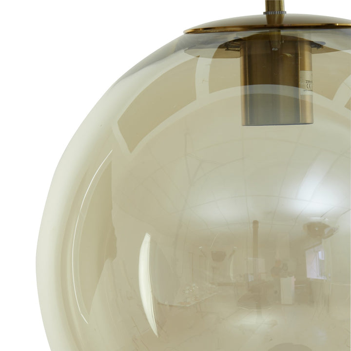 Medina Pendant Light - Antique Bronze & Amber Light & Living 12
