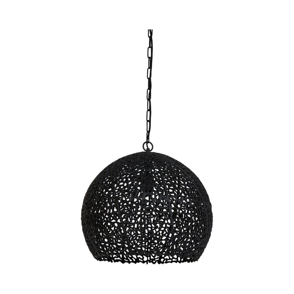 Light & Living Sinula Matt Black Pendant Light