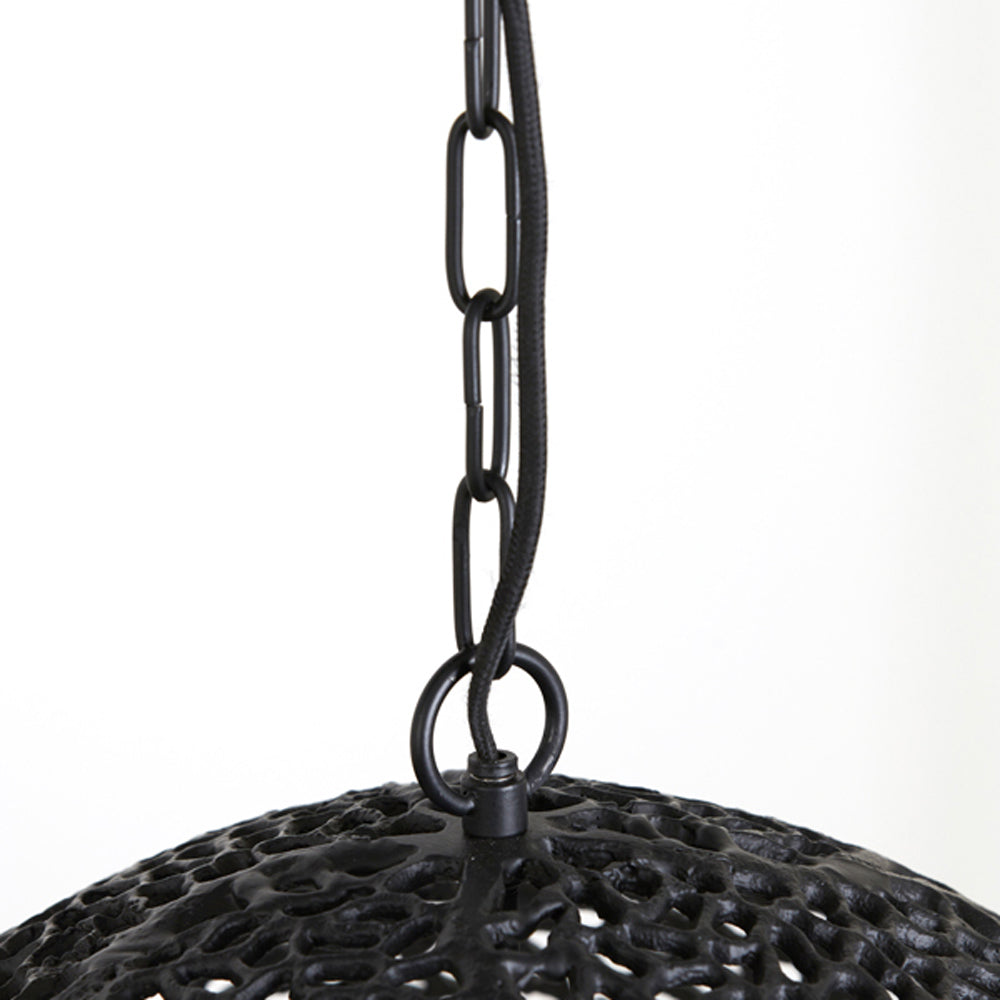 Light & Living Sinula Matt Black Pendant Light