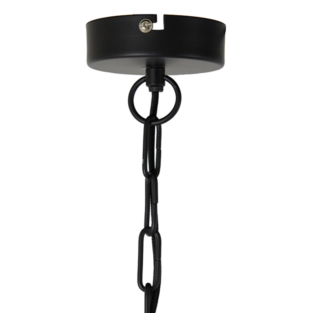 Light & Living Sinula Matt Black Pendant Light