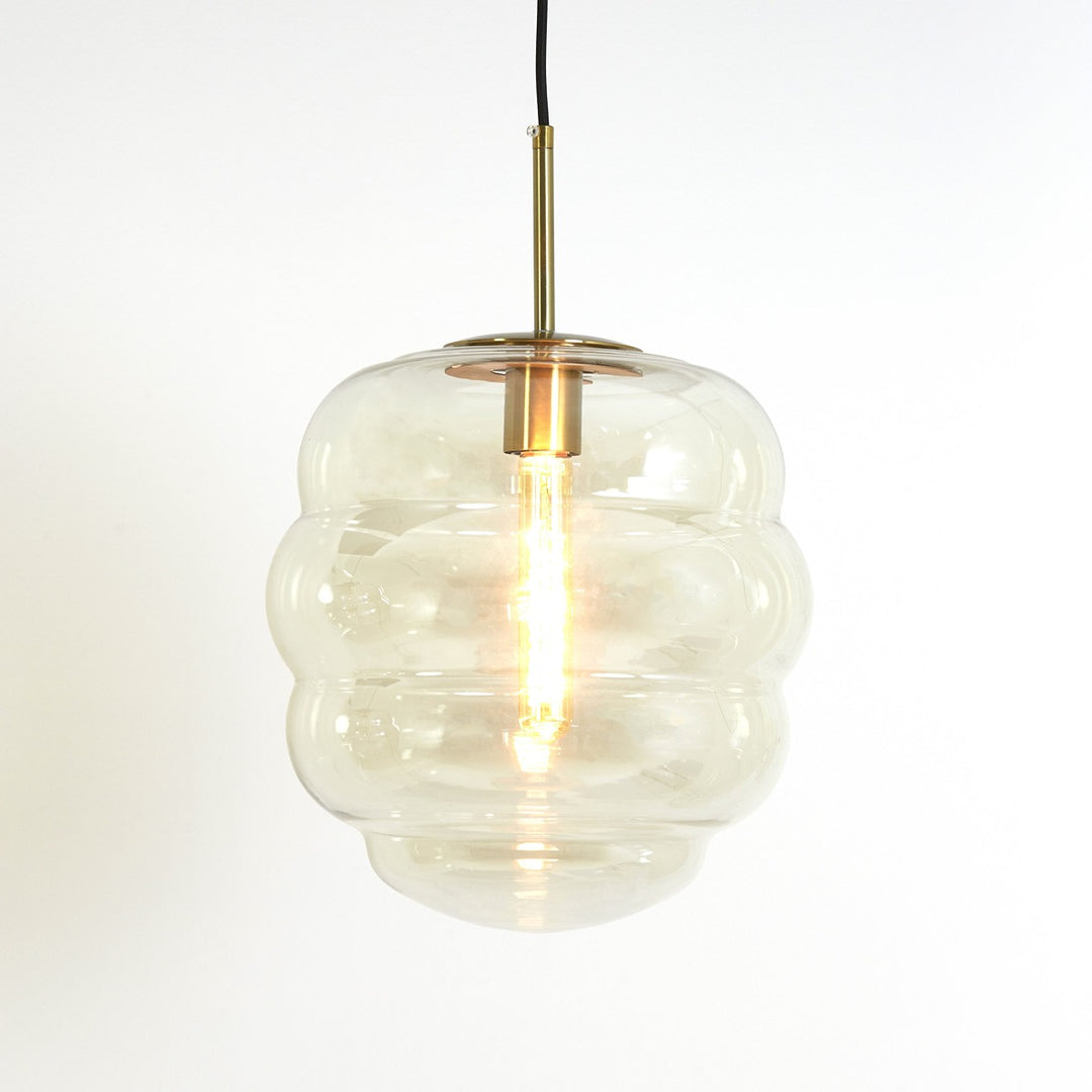 Misty Pendant Light - Gold & Amber Light & Living 8