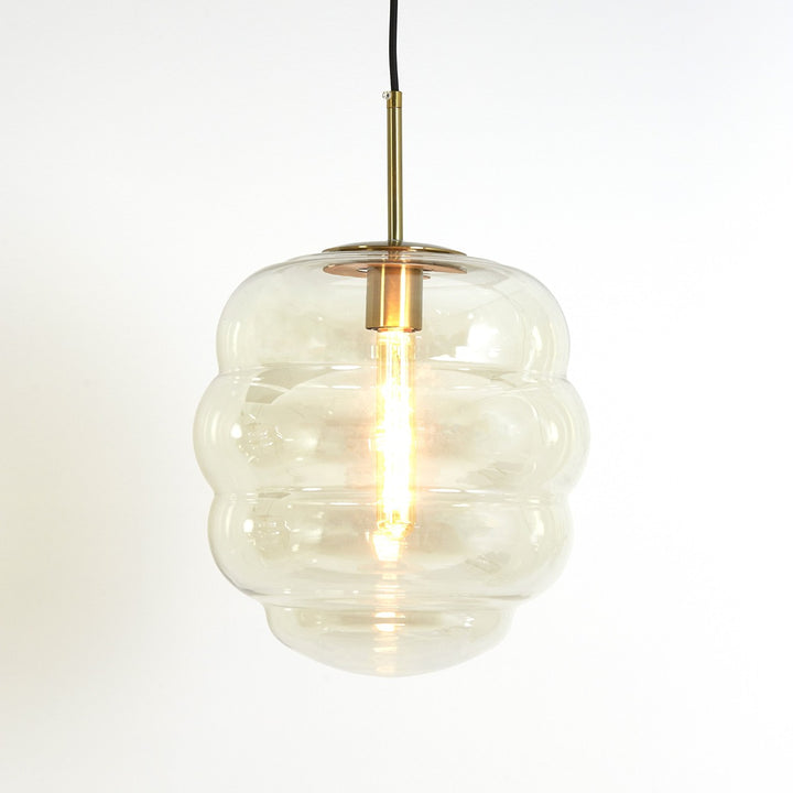 Misty Pendant Light - Gold & Amber Light & Living 8