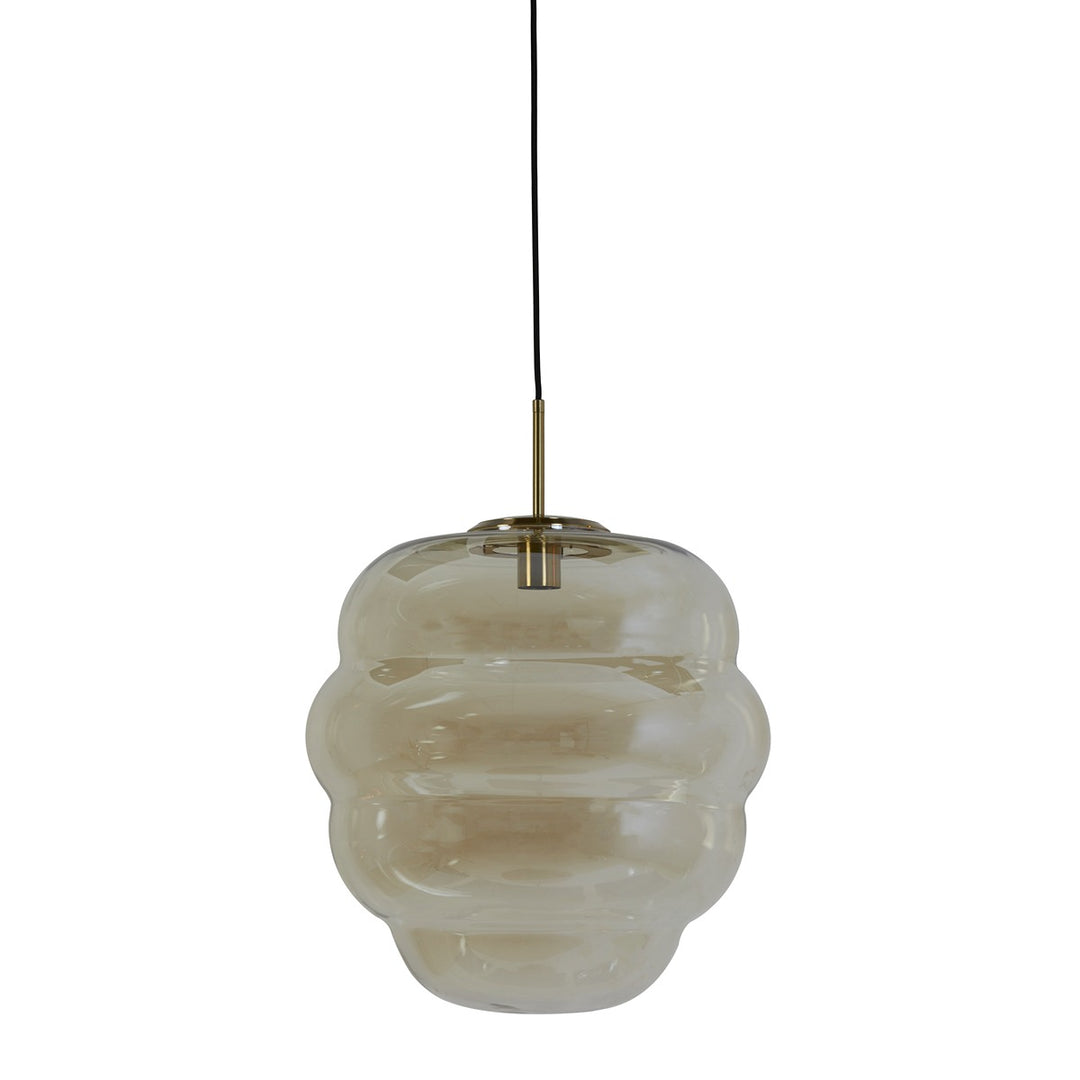Misty Pendant Light - Gold & Amber Light & Living 9