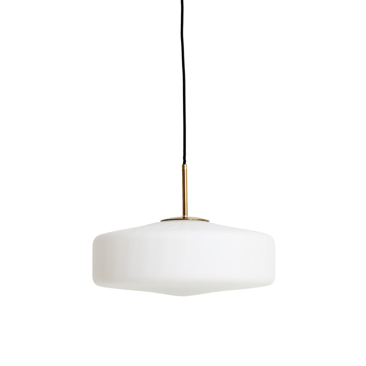 Pleat Pendant Light - Gold & Matte White Light & Living 1