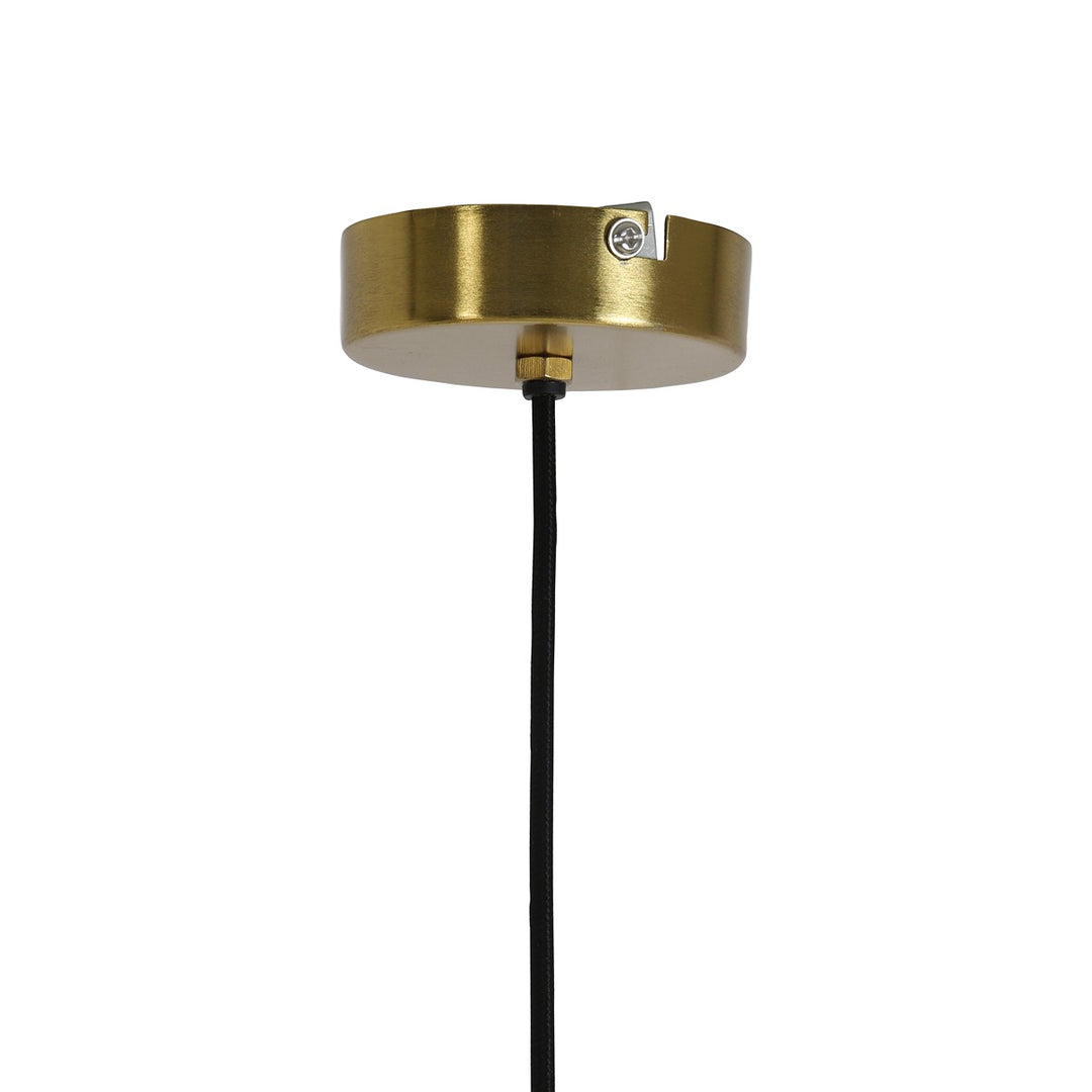 Pleat Pendant Light - Gold & Brown Light & Living 4