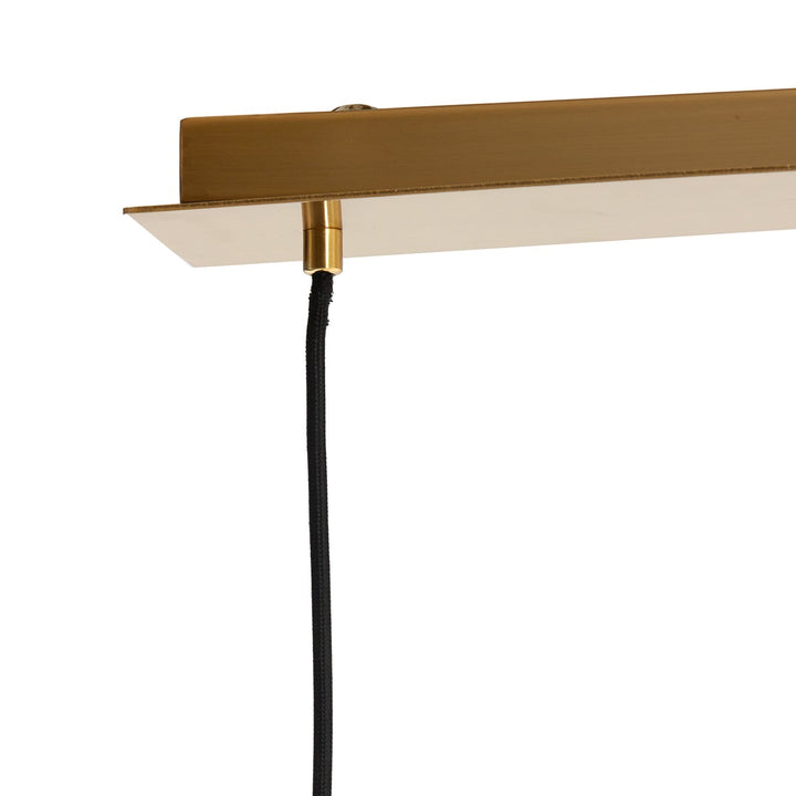 Medina 3 Light Pendant Light - Gold & Smoked Glass Light & Living 5