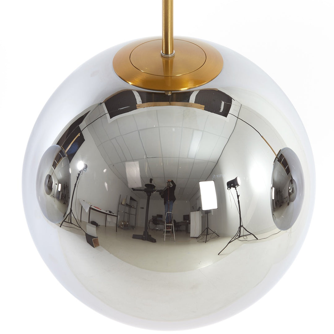 Medina 3 Light Pendant Light - Gold & Smoked Glass Light & Living 6