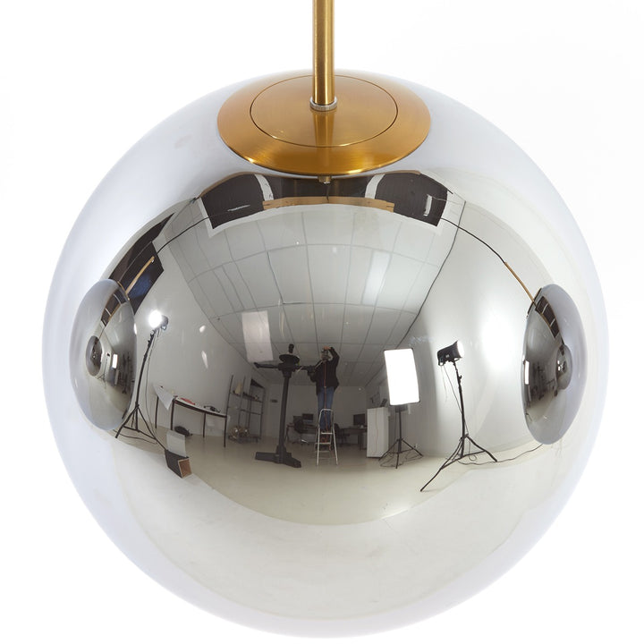 Medina 3 Light Pendant Light - Gold & Smoked Glass Light & Living 6