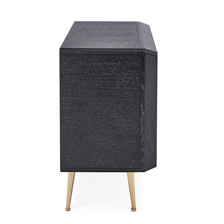 Reform 3 Drawer Chest of Drawers - Brass & Black Design Maven 7