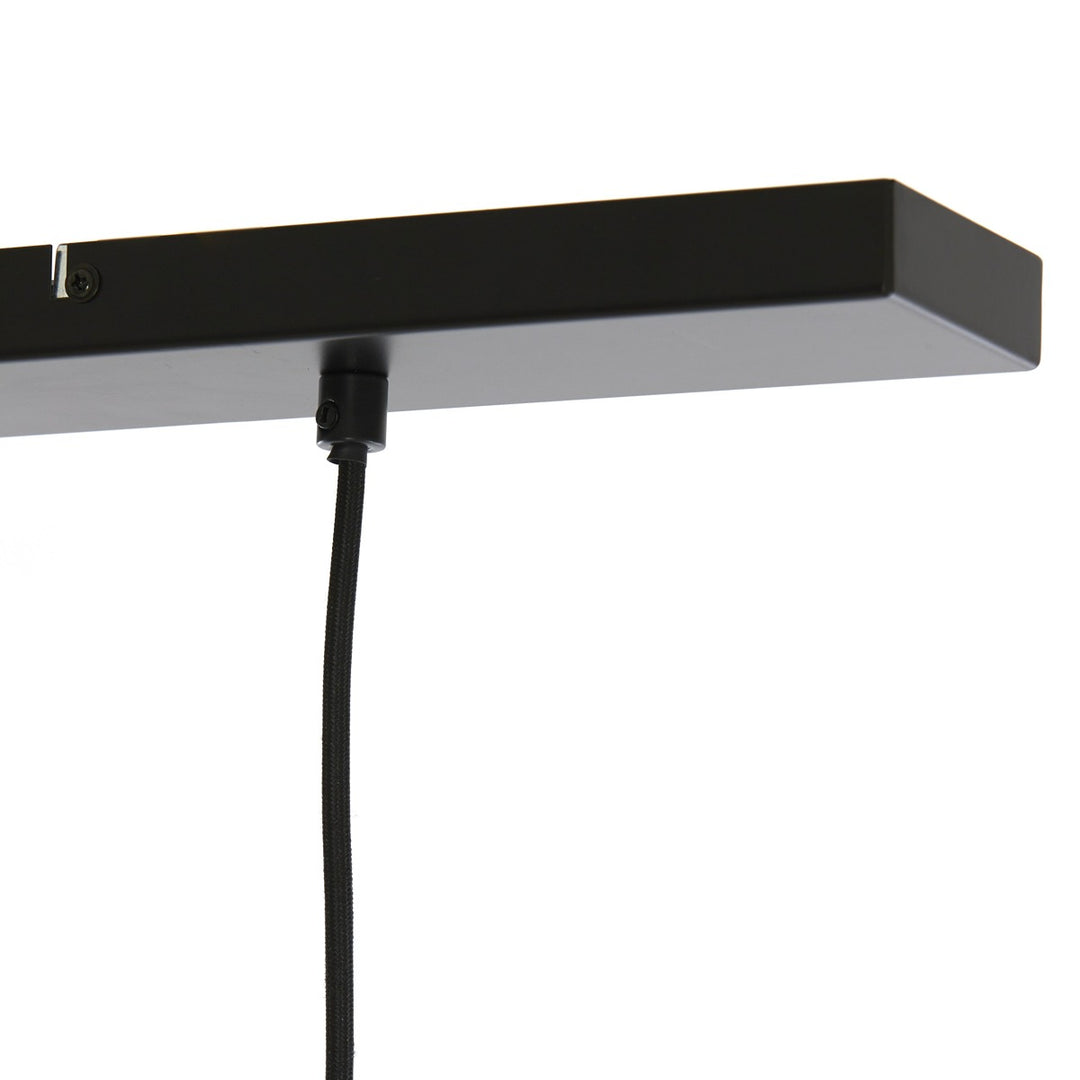 Solna 3 Light Pendant Light - Antique Bronze & Smoked Glass Light & Living 3