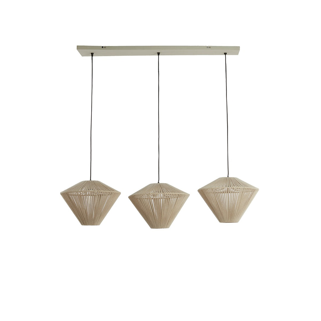 Felida 3 Light Pendant Light - Cream Light & Living 1