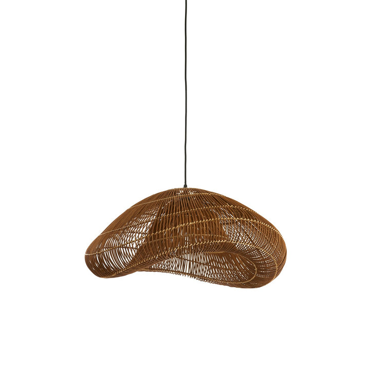 Janzur Rattan Pendant Light - Dark Brown Light & Living 1