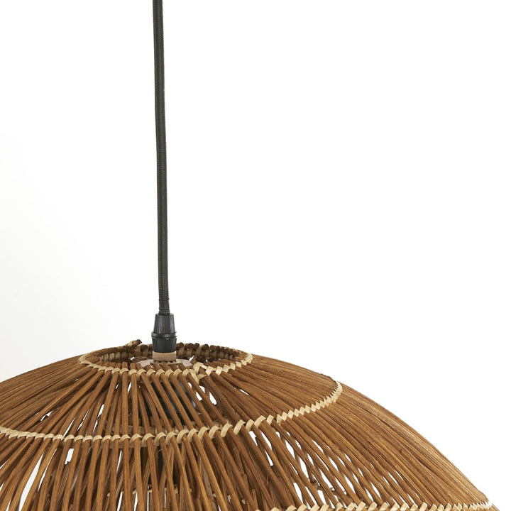 Janzur Rattan Pendant Light - Dark Brown Light & Living 4