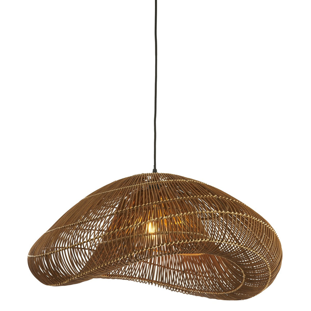 Janzur Rattan Pendant Light - Dark Brown Light & Living 7