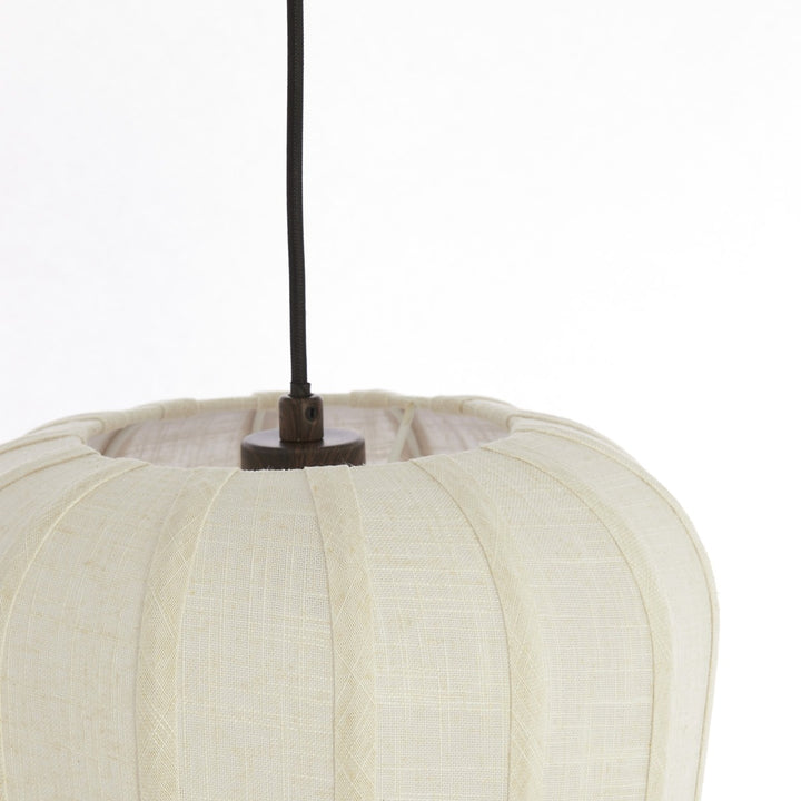 Bibury 3 Light Wooden Pendant Light - White Light & Living 3