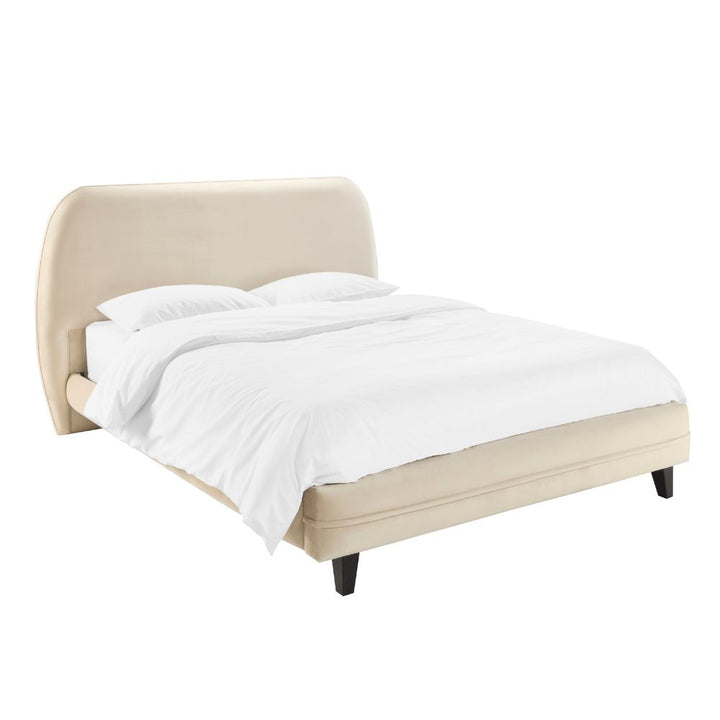 Katherine Luxury Upholstered Bed - Cream
