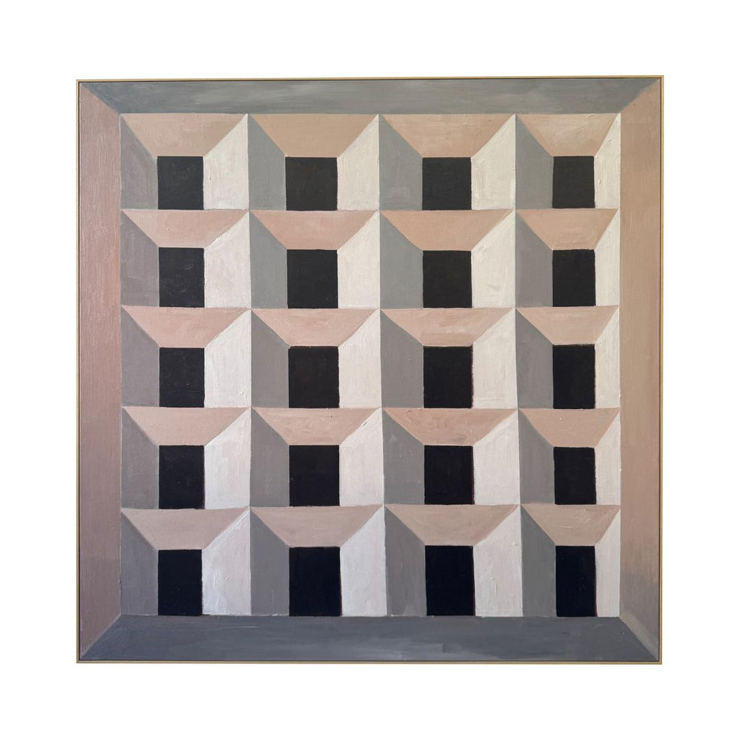 Cipher Oil Painting On Canvas