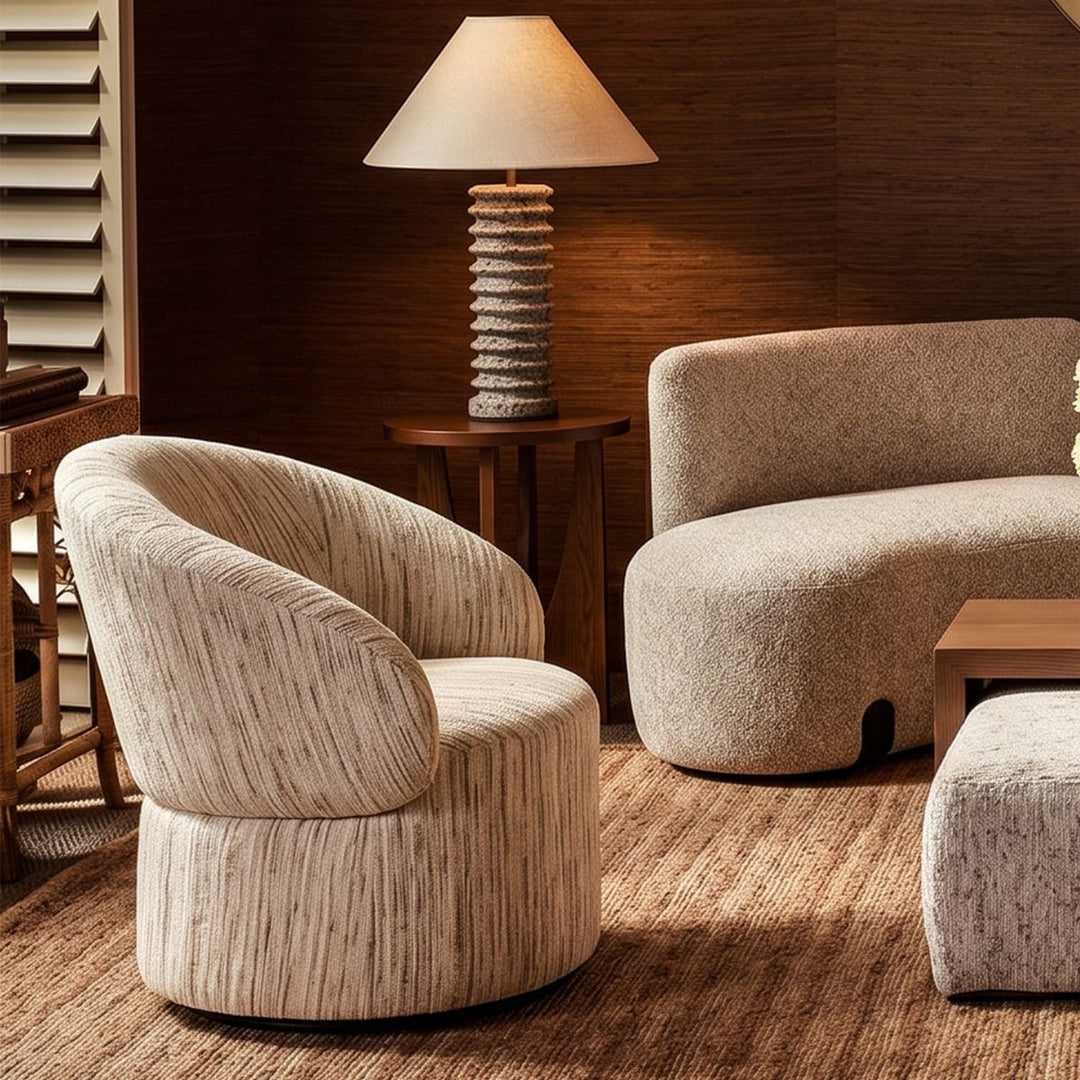 Aurelle Swivel Occasional Chair - Windsor Beige