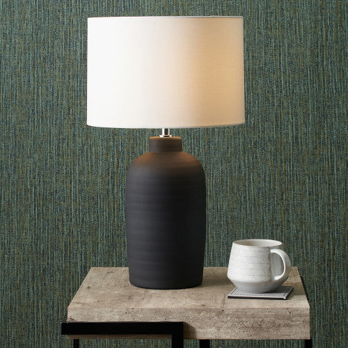  Pacific Lifestyle-Olivia's Corey Ceramic Table Lamp in Matt Black-Monochrome 021 