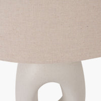 Olivia's Lila Natural Organic Tall Ceramic Table Lamp