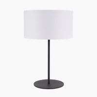 Olivia's Eleni Matt Black & Ivory Table Lamp