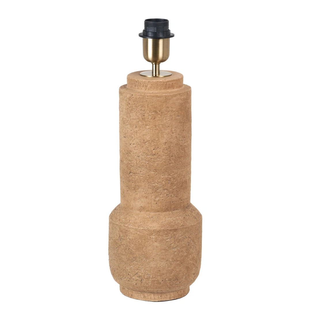 Gaiana Concrete Table Lamp Base - Natural Linen