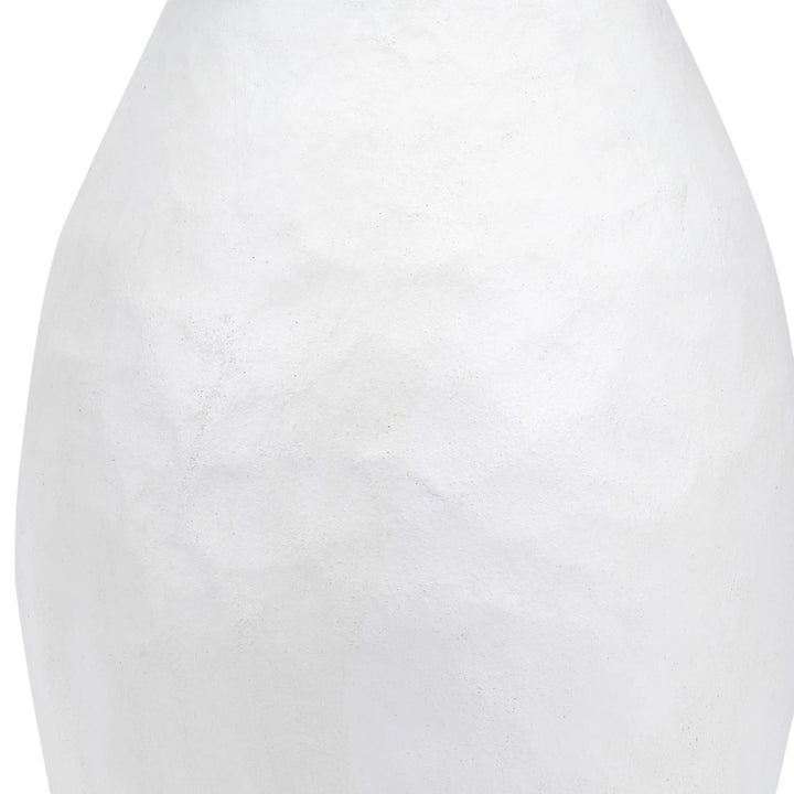 Eirene Textured Stoneware Table Lamp - Natural Linen