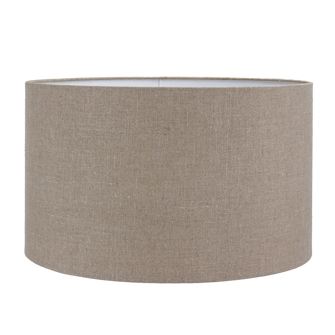 Eirene Textured Stoneware Table Lamp - Natural Linen