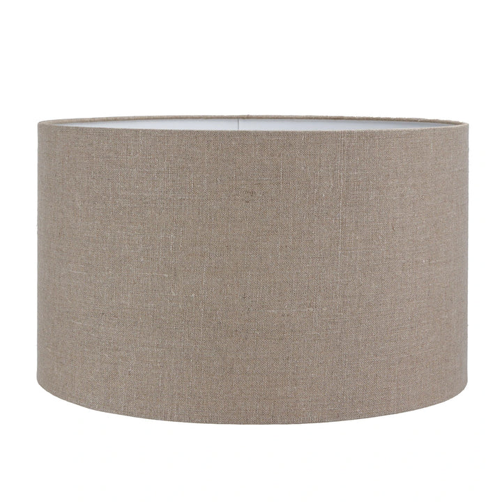 Eirene Textured Stoneware Table Lamp - Natural Linen